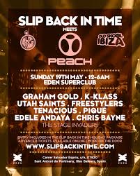 SLIP BACK IN TIME MEETS PEACH