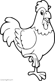 Cute cartoon animals coloring pages are a fun way for kids of all ages to develop creativity, focus, motor skills and color recognition. Cute Cartoon Rooster Coloring Page Coloringall