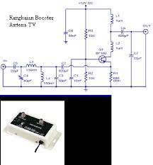 L3=l4= 10 uh atau dapat juga dengan kumparan 10 lilitan kawat email 0,2mm pada inti ferit. Gambar Skema Rangkaian Booster Antena Tv Uhf Gambar Rangkaian Elektronika