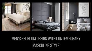 I love the use of art behind the bed in place of a traditional headboard and the drum set night stands are incredible. Men S Bedroom Design With Contemporary Masculine Style Architecturein