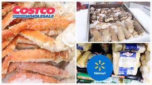 Vlog Shopping For Seafood At Costco Walmart Youtube