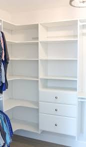Use your room in a smart way from the floor up to the ceiling. Diy Custom Walk In Closet Affordable Easy To Install 1111 Light Lane