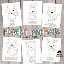 Select one of 1000 printable coloring pages of the category animals. Woodland Animal Coloring Pages And Activities Mom Wife Busy Life