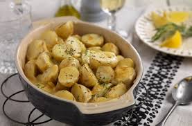 Rich Buttery Hollandaise Sauce Is The Key Ingredient In Eggs Benedict But Works Beautifully When Served Atop Potatoe Tesco Real Food Food Potato Gratin Recipe
