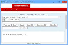 Kamus translate atau terjemahan bahasa inggris ke indonesia adalah aplikasi yang dapat menerjemahkan bahasa inggris ke indonesia dan juga mentranslate bahasa indonesia ke bahasa inggris. Kamus Bahasa Inggris For Android