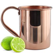 Set of 4 moscow mix moscow mule copper mugs with 4 straws and shot glass great value for a full set. Solid Copper Moscow Mule Mug 22oz Authentic Moscow Mule Mugs With No Inner Linings 2015 Amazon Top Rated Bar Solid Copper Mugs Moscow Mule Mugs Copper Mugs