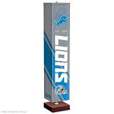 Detroit Lions Four Sided Floor Lamp Detroit Lions Gifts For Football Fans Lions