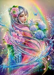 Rainbow Girl Diamond Painting Painting Kits Diamond Painting Painting