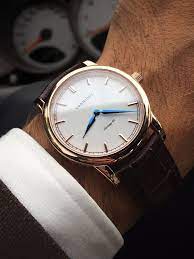 I Absolutely Love This Men S Watch The Rose Gold And Leather Strap Perfect From Swedish Watchmaker C Corniche Watches Luxury Watches For Men Watches For Men
