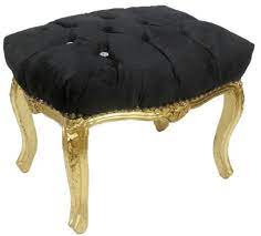 We did not find results for: Casa Padrino Baroque Ottoman Black Gold 50 X 40 X H 35 Cm Handmade Baroque Stool With Rhinestones Baroque Style Furniture