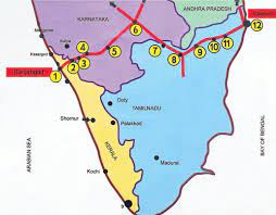 Explore the detailed map of karnataka with all districts, cities and places. Panel Moots New National Highway Connecting Kerala Karnataka Tamil Nadu Deccan Herald