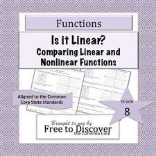 Comparing Linear And Nonlinear Functions Worksheet Sorting Activities Rational Function Linear Function