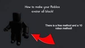 How To Make Your Avatar All Black | Roblox Tutorial | Not Patched - YouTube