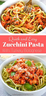 Quick And Easy Turkey Bolognese Recipe With Zucchini Pasta Recipe Turkey Bolognese Zucchini Pasta Bolognese Recipe