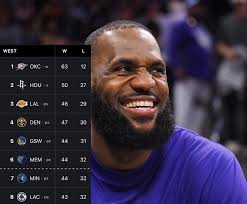 Última Hora Los Angeles Lakers son los nuevos #3 del Oeste 🚨 Denver baja  al #4 tras caer con su banca vs Spurs su duelo sería vs Warriors en primera  ronda ,