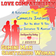 Gemini Man And Sagittarius Woman Love Compatibility