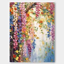 Colorful Petal Abstract Acrylic