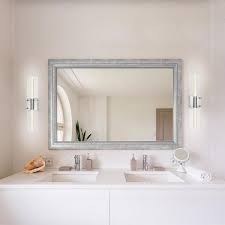 Remarkable bathrooms wood bathroom vanity mirror lighting. Globe Electric Aurora 2 Light Chrome Led Integrated Vanity Light With Acrylic Bubble Glass 51521 The Home Depot
