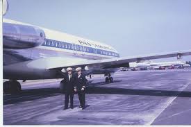 1966 July Ray Ledour Posing By A Pan Am 727 100 Aircraft In Moscow Ray And The Crew Were In Moscow As Part Of An A Pan American Boeing 727 Vintage Airlines