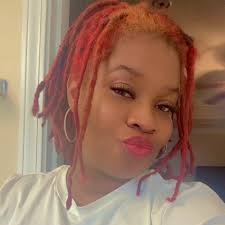 Ok y'all. Red lips or natural lips? TO ME I think I look better with just  chapstick but I was just told I look better with lipstick. So what do yall  think?