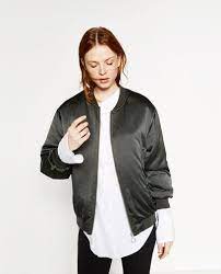 Glossy Oversized Bomber Jacket Special Prices Woman Zara United States Oversized Bomber Jacket Bomber Jacket Jackets