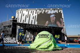 For nearly 50 years, greenpeace has been sailing the world's oceans protecting our planet and fighting for environmental justice. Greenpeace Melting Tennis Ball Climate Action In Melbourne