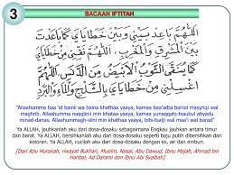 Bacaan Shalat Iftitah