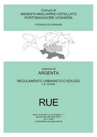 Maybe you would like to learn more about one of these? Regolamento Urbanistico Edilizio Comune Di Argenta