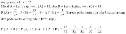 Rumus peluang adalah p(a) = n(a)/n(s), yaitu pembagian jumlah ruang sampel dengan jumlah ruang semesta kejadian peristiwa. Bab I Peluang Smk Kelas Xii Teknologi Informatika Sharingwithita
