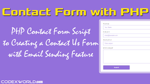 Creating A Simple Contact Form With Php Web Development Tutorial Email Form Php Tutorial