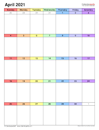 These free april 2021 calendar templates allow you to create a professional calendar just by choosing any month you like. April 2021 Calendar Templates For Word Excel And Pdf