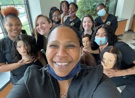 Learning new techniques = smiles for days. 🤩 Shoutout to these students in  Fort Wayne for learning a classic wedge technique from a local Great Clips®  manager! ✂️ #stylisthood #greatclipslife 📸: @ ashleyinthefort