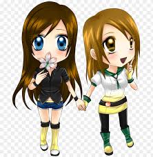They belong to their respective owners. Ong Xiao Man And Yao Yao Girls 2 Best Friend Cartoo Png Image With Transparent Background Toppng