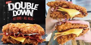 The double down lives on at kfc locations in south korea. Kfc S Double Down Burger Is Back On The Kfc Menu