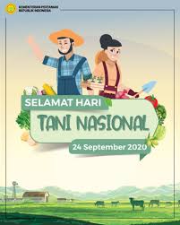 Kementerian pertanian republik indonesia (disingkat kementan ri) adalah adalah kementerian negara di lingkungan pemerintah indonesia yang membidangi urusan pertanian. Kementerian Pertanian Ri Pa Twitter Selamat Hari Tani Nasional Terimakasih Kami Sampaikan Kepada Semua Petani Indonesia Yang Tanpa Lelah Bekerja Untuk Memproduksi Pangan Semoga Pertanian Kita Semakin Maju Dan Petani Kita Semakin