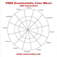 Step By Step Instructions And A Free Downloadable Template To Make Your Own Color Wheel Color Wheel Worksheet Color Wheel Colored Pencils