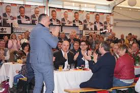 Juni 1970 in vorau, steiermark) ist ein österreichischer politiker (spö). Large Crowds In The Gernot Arena Breakfast With Governor Doskozil In Jennersdorf World Today News