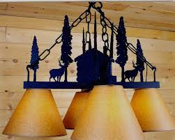 Cabin Chandelier Frontier Iron Works