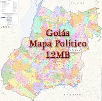 Along with distrito federal (federal district), where brazil's national capital, brasília, is situated. Mapa Goias Goiania