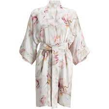 Violet Wren Eden Kimono In Magnolia Glow Flower Kimono Wedding Dress Accessories Silk Cuffs