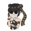 วาดรูปแบล็กเคอร์แรนต์ หัวขาว จากเกม ฟีฟาย ด้วยปากกา และระบายสีด้วยสี. 3