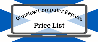 The average cost for computer repair service is $100 per visit. Pricelist Winslow Computer Repairs
