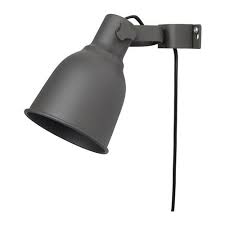 Hektar Wall Clamp Spotlight Dark Gray Ikea Clamp Lamp Lamp Large Lamp Shade