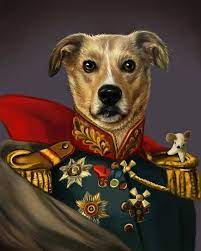 Pet loss gift and memorial, digital donwload. Custom Pet Portrait Royal Pet Portrait Dog Portrait Custom Etsy Pet Portraits Dog Portraits Funny Dog Painting