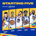 Golden State Warriors on X: "Tonight's starting lineup https://t ...