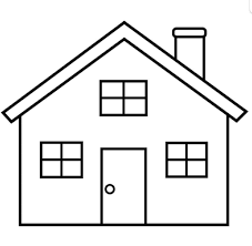 Pin By Ali On Aile House Colouring Pages Simple House Drawing House Drawing