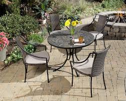 In case you want to enjoy a cup of coffee with it is not your regular outdoor dining table. Amazon Com Stone Harbor Slate Tile Top Outdoor Dining Table By Home Styles Patio Dining Tables Garden Outdoor