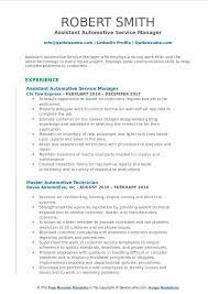 Automotive service managers are in charge of coordinating the activities of an auto shop repair department to ensure efficient operations. Automotive Service Manager Resume Samples Qwikresume