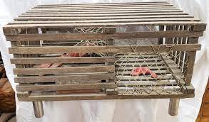 Lobster, shrimp, mussels, littleneck clams, new potatoes and corn on the cob. Sold Price Lobster Trap Coffee Table Invalid Date Est