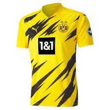 Puma bvb home shirt replica ss w.sponsor new, maglietta uomo, cyber yellow black, xxl. Puma Borussia Dortmund Home 20 21 T Shirt Yellow Goalinn